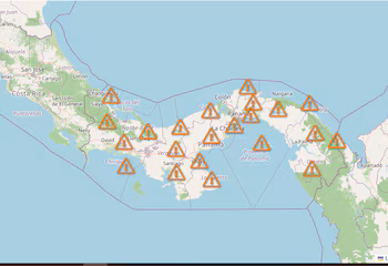 L'Institut de météorologie et d'hydrologie du Panama maintient un avertissement de prévention des pluies et des orages dans tout le pays, en vigueur jusqu'au 4 mai, en raison du risque accru d'inondations et de glissements de terrain. Tiré d'Internet
