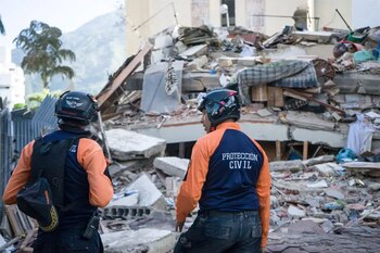 Les tremblements de terre ont causé de graves dégâts dans plusieurs régions du Venezuela. (PHOTO : Processus HN)