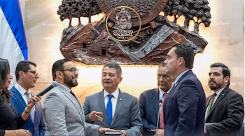 Pablo Hernández a pris la relève en tant que commissaire par intérim de l'Unité de financement, de transparence et d'inspection. Les nouvelles autorités resteront en fonction tant que les licences approuvées par le Congrès national seront en vigueur. (Photo : Congrès national)