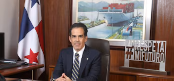 Aurelio Barría Pino, président de la Chambre de commerce, d'industrie et d'agriculture du Panama, un syndicat qui soutient la zone franche de Colón. 