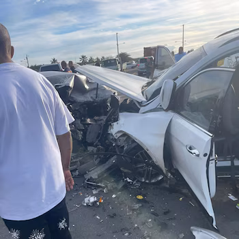 Le Grand Saint-Domingue est en tête de la mortalité due aux accidents de la route avec 119 décès, dont 63 dans le District National. (Photo de référence/Réseaux sociaux)