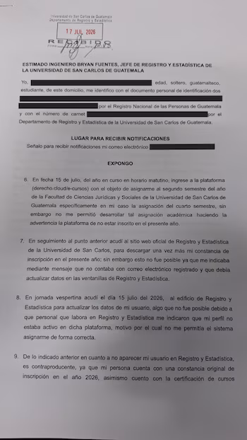 Guatemala : « J’allais être le premier à obtenir un diplôme universitaire », un rêve interrompu après la suppression des inscriptions à l’USAC