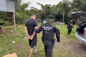 Alejandro Arias Monge, alias « Diablo », a été arrêté après avoir été en fuite pendant plus de dix ans et être devenu l'un des principaux objectifs de l'OIJ et du ministère public. /(Crédit : OIJ)