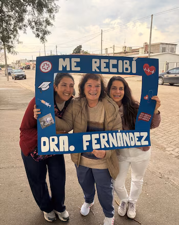 Lidia Fernández, médecin de 65 ans en Uruguay (Facebook)