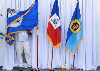 La mission de Ramdin restera en Haïti jusqu'à mercredi et a parmi ses principaux objectifs de consolider la coopération autour des priorités nationales : sécurité, processus électoral, besoins humanitaires et réactivation du développement (Reuters)