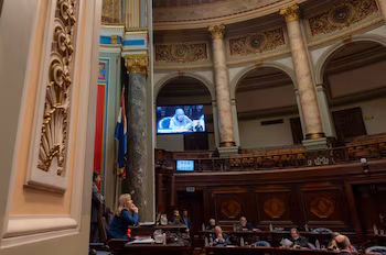 Une session du Sénat en Uruguay (Parlement)