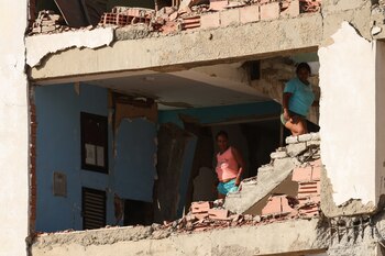 La Chambre de Commerce de La Guaira estime que le secteur productif a perdu 80% de ses revenus et que le tourisme reste presque paralysé après les tremblements de terre. (Reuters/Leonardo Fernández Viloria)