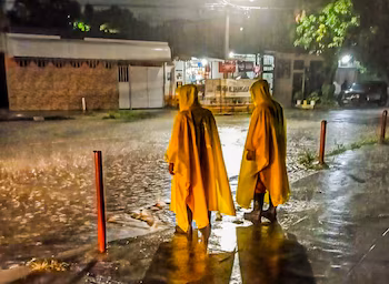 Pendant la nuit, les pluies atteindront Cuscatlán, San Vicente, San Salvador, La Libertad, Santa Ana et Sonsonate, avec des vents qui dépasseront 35 km/h aux heures de plus grande activité électrique. (Avec l'aimable autorisation de l'attaché de presse, image de référence).