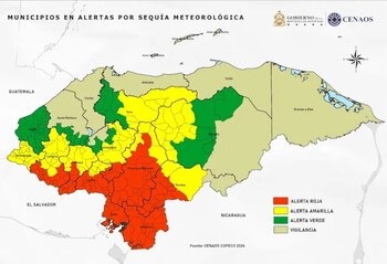 Copeco a porté à 103 le nombre de municipalités en Alerte Rouge en raison de la sécheresse. (PHOTO : Copeco)