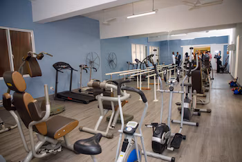Les travaux comprenaient le gymnase, les espaces de soins spéciaux, l'infirmerie, les chambres et la zone de psychiatrie féminine de la maison de retraite. (Autorisation : Gouvernement de la République Dominicaine)