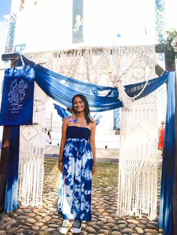 Suchitoto et le Salvador portent fièrement du bleu indigo (Photo fournie par la mairie de Cuscatlán Norte)
