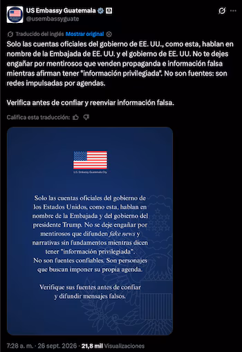 Le ministère public du Guatemala a demandé aux citoyens de signaler les intimidations et les menaces reçues via les médias numériques.
