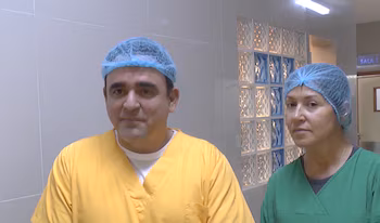 Équipe médicale intervenue dans la transplantation de cornée à l'Hôpital de Tacuarembó (Hôpital de Tacuarembó)