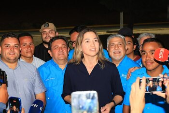 « Cela pourrait être le début du retour », a déclaré la dirigeante en faisant référence à son propre retour au Venezuela.