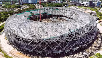 Le nouveau stade national du Salvador projette 50 000 places et pourrait devenir le plus grand stade d'Amérique centrale. (Image de courtoisie)