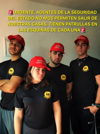 Les membres du projet Fuera de la Caja sont restés sous surveillance à domicile avant le début de la procédure judiciaire. (Autorisation : Hors des sentiers battus Cuba)