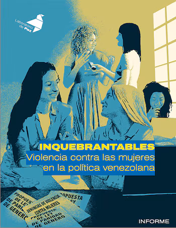 Couverture en bleu et jaune avec des illustrations de plusieurs femmes, des documents sur la parité hommes-femmes et le titre Incassable
