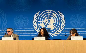 Le Conseil des droits de l'homme des Nations Unies a prolongé le mandat de la Mission sur le Venezuela jusqu'en 2028 avec 25 voix pour, 17 abstentions et cinq contre. (EFE/Anisia Gil)