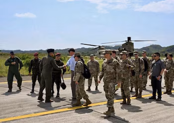 La délégation américaine a visité les installations de la Brigade des Forces Spéciales Kaibil, dans la ville de Poptún.