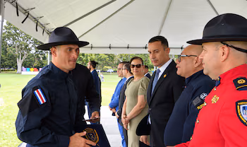 Police montée du Costa Rica